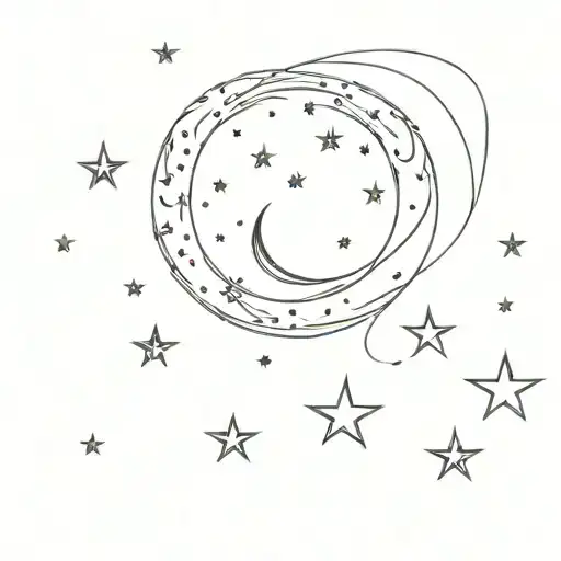 Moon And Stars