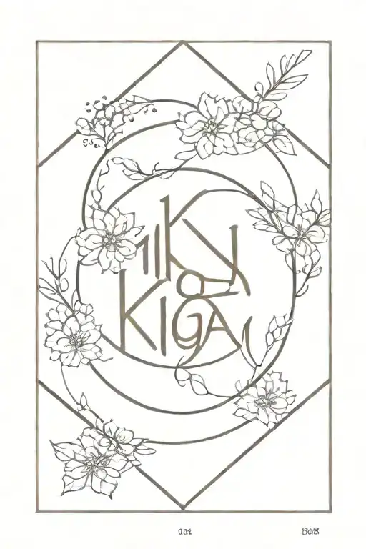 Ikigai Symbol With Complete Phrase