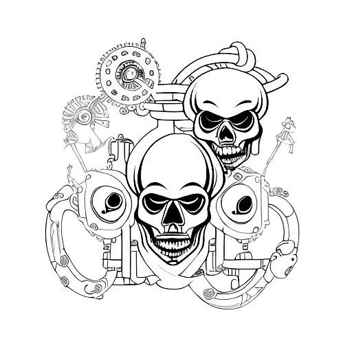 Skull And Mechanich