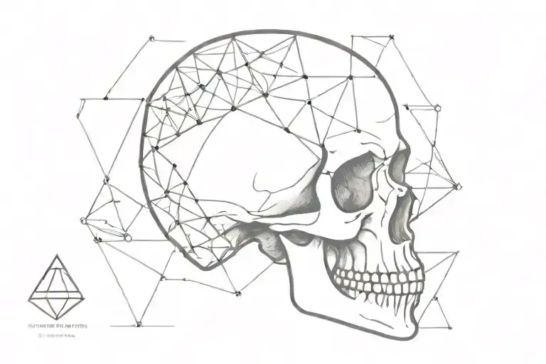 Skull With Sacred Geometry