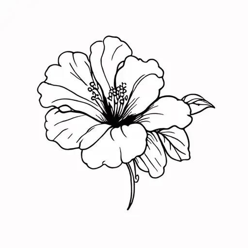 Floral Hibiscus Flower