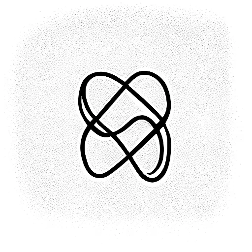 Infinity Symbol With 5 Hearts
