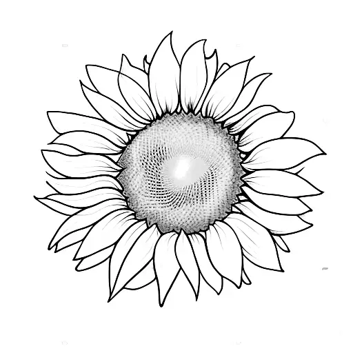 Sunflower With A Butterfly