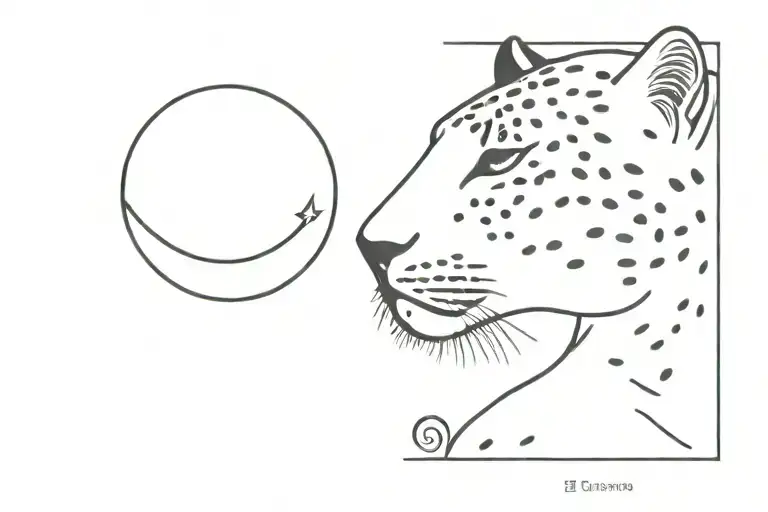 Leopard And Moon S Sunshine