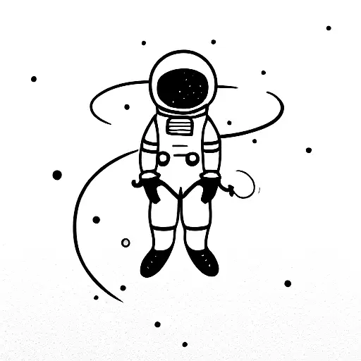 Semicolon Astronaut Depresion