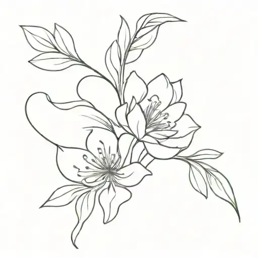 Birth Flowers Intertwined