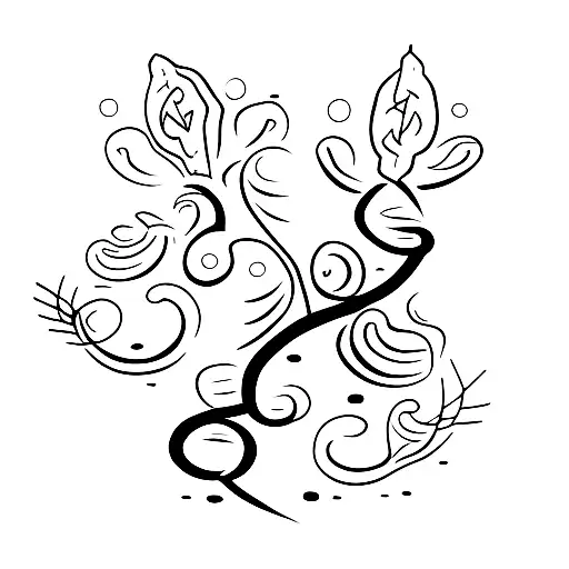 Spear With Vine Around It