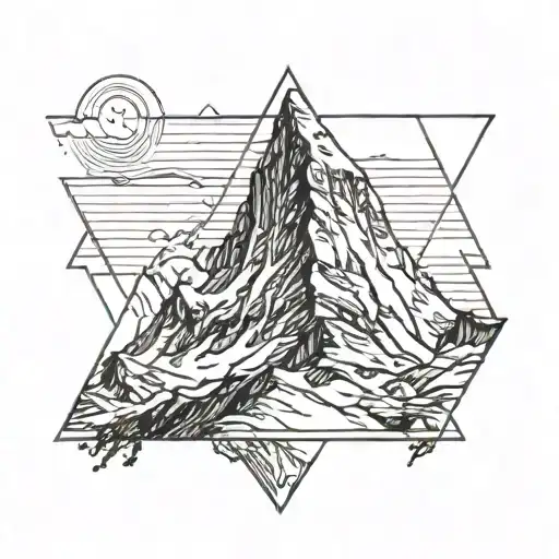 Matterhorn Triangle Border