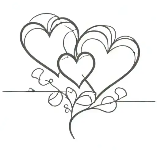 Two Hearts And Little Six Hearts