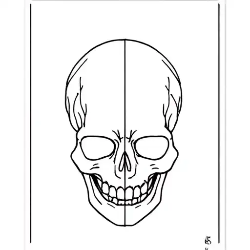 Crochet Skull Straight