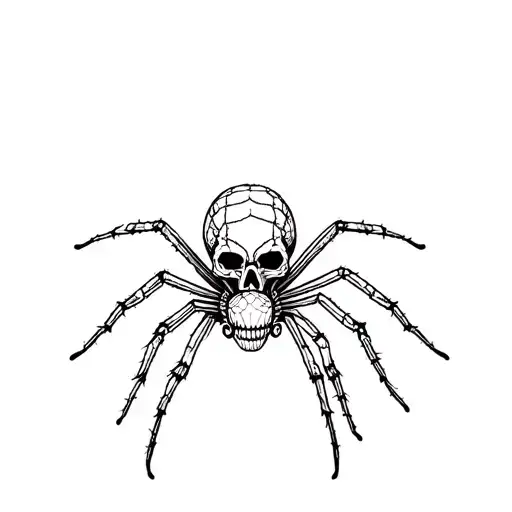 Crochet Skull Spider