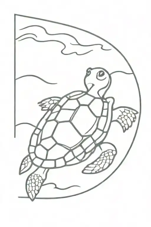 Turtle And Beach