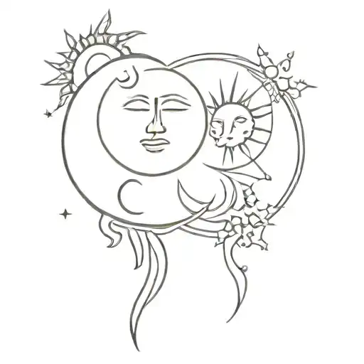 Moon And Sun Moon