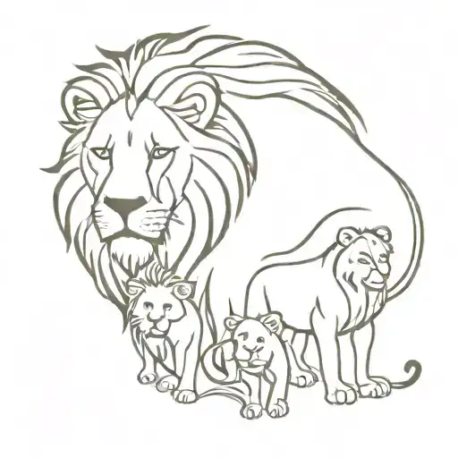 Lion Family