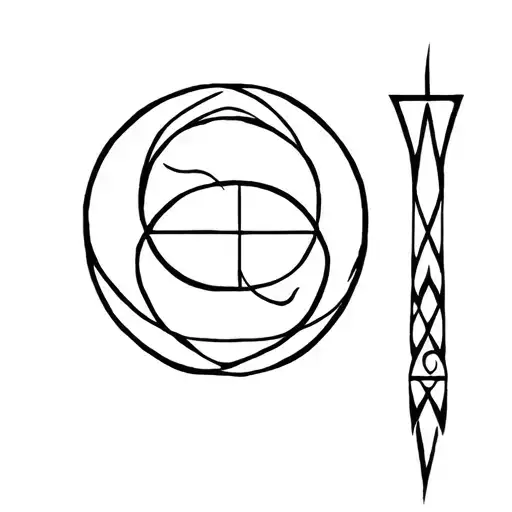 Three Runes In Circle
