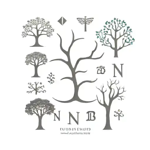 Family Tree With Each Initial N S C D B B