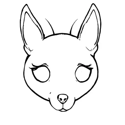 Tosia With Dog Ears On Top View