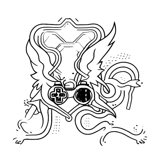 A Gaming Controller Morphed Into A Mythical Creature