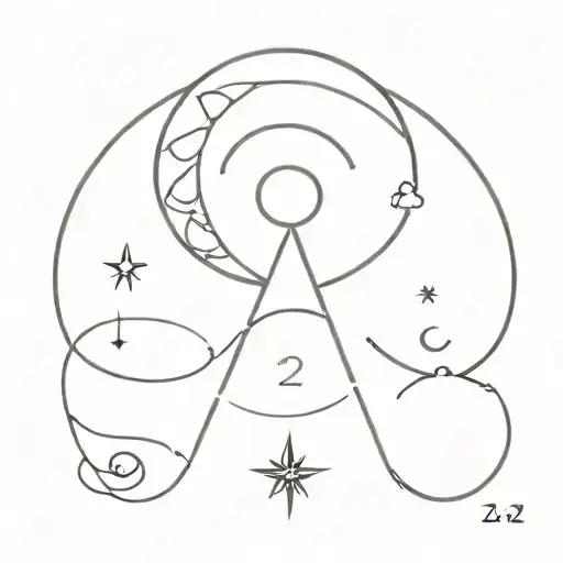 The Numbers 222 Angel Number With The Moon And Saturn