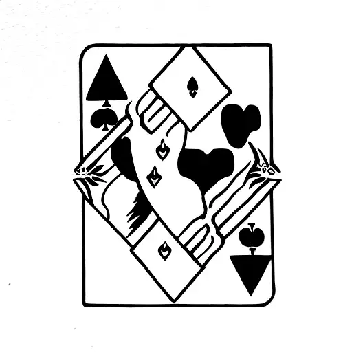 King Heart Card Drugs Dead Women Player Hustler