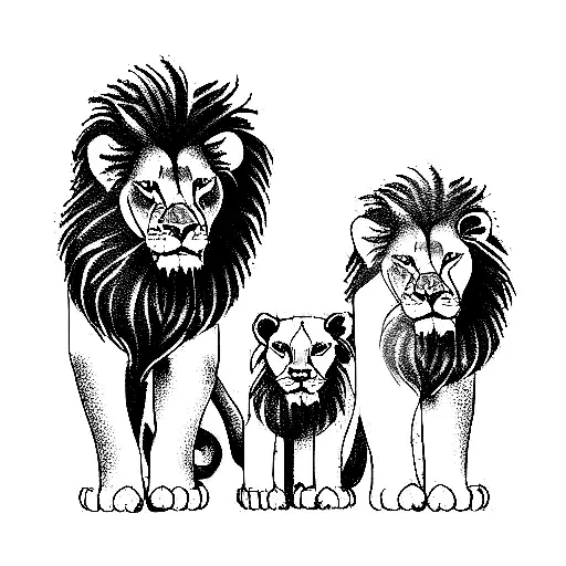 Lion Family