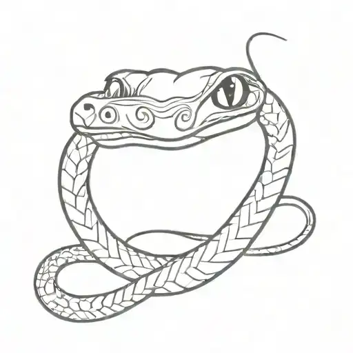 Snake With Eyes Of A Woman
