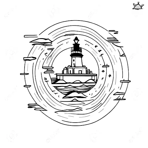 Cold Lighthouse Lake Ice