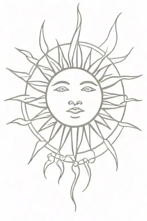 A Vintage Style Sun