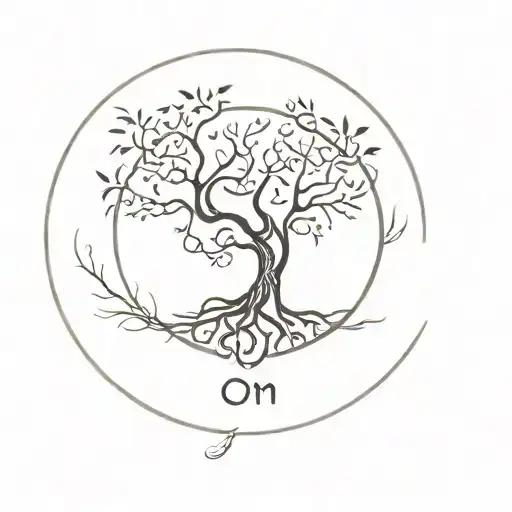 Om And Tree Of Life