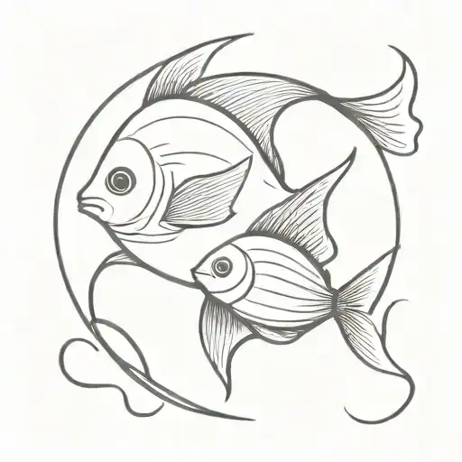 Angel Fish Yin Yang