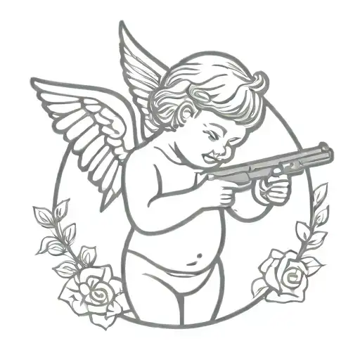 Cupid With Love Gun