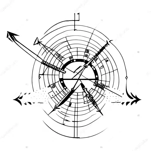 Archery Bow With Heart Arrow