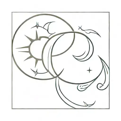 Sun And The Moon Intertwined