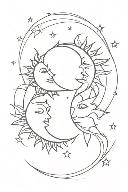 Sun And The Moon Best Friend