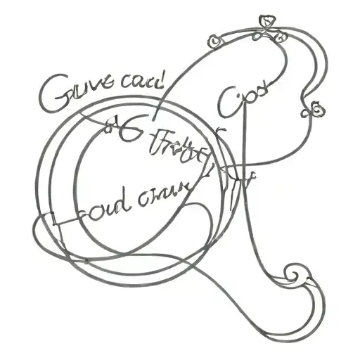 Make Me A Tattoo With This Lyrics In Curve Style Ain't Nobody Watching Go Crazy