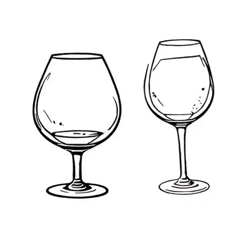 Dad Tatto He Love To Drink Wine Glass Surrounded