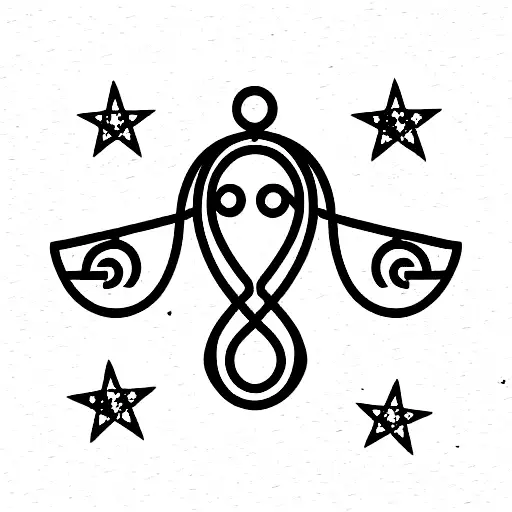 Libra Zodiac Sign With Stars