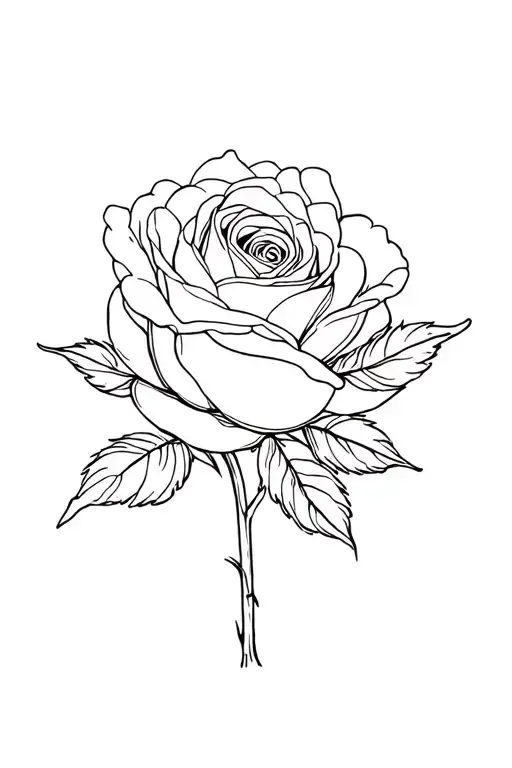 Rose And Marigold Flower Blooming