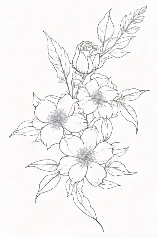 Birth Flower Bouquet