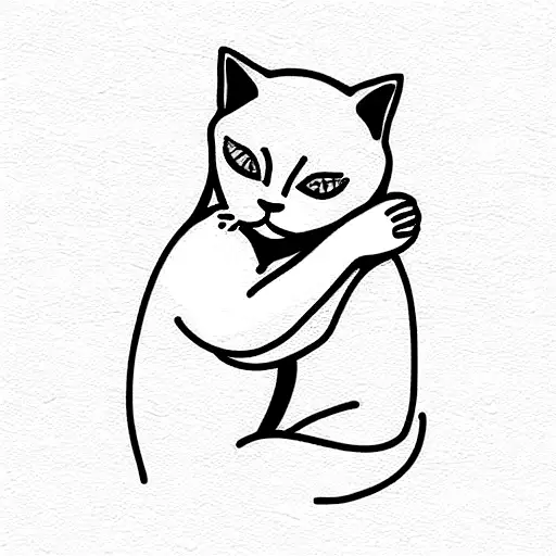 The Women Hug A Cat