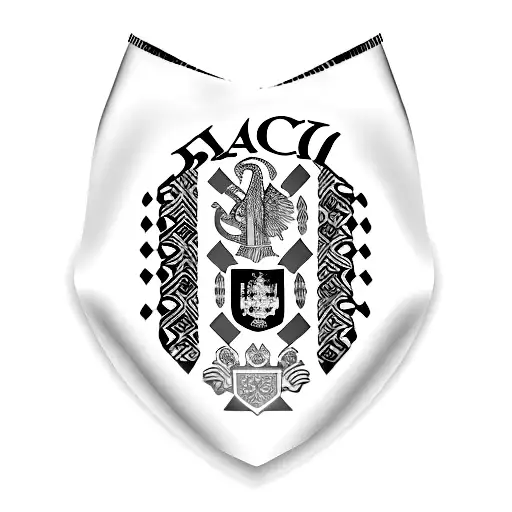 Black And Gray Tattoo That Represents Argentina