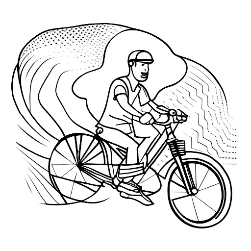Guy On A Moter Cycle