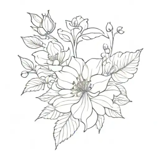 Combined Birth Flowers