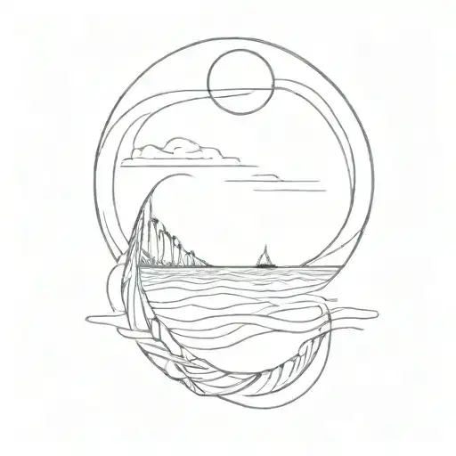 A Drop In The Ocean Infinity Symbol Made