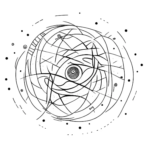 A Moon Inside A Circle