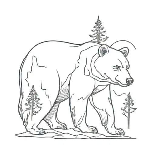 Bear With A Forest