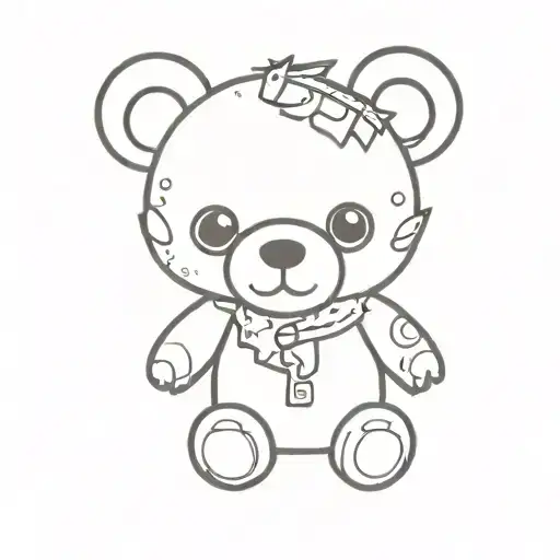 Teddy Bear With Eye Patch