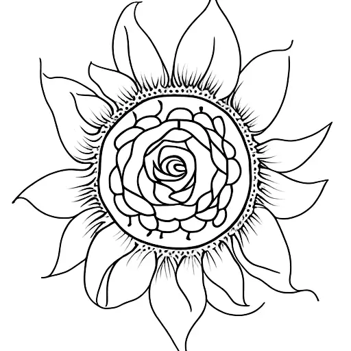 Sunflower With Words Sei Il Mio Sole