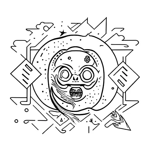 Moon With Bite Out Of It