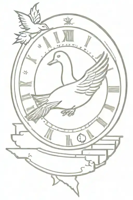 Duck Clock Star Stairs